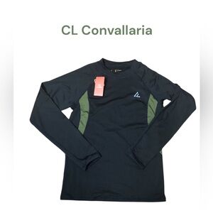 CL Convallaria Men’s Thermal Top Black Green Small
